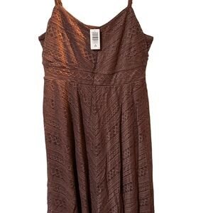 Women’s Plus Size Torrid Mid Lace Skater Dress NWT